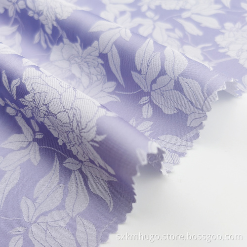 Smooth Shiny Jacquard Brocade Satin Fabric